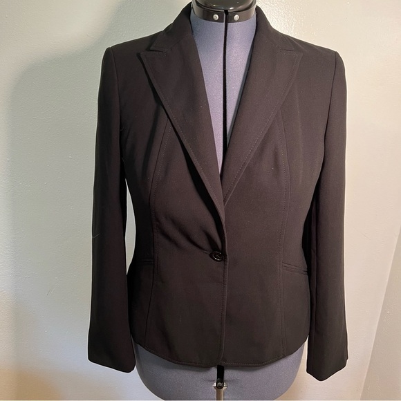 Jones Wear Essentials Blazer Black One Button - Picture 3 of 14